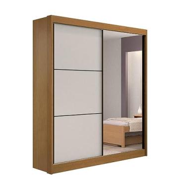 Imagem de Roupeiro 2 Portas Athenas Cinamomo com Off white D'doro