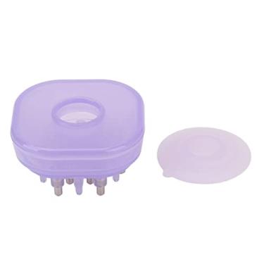 Imagem de Aplicador de Couro Cabeludo, Pente para Cuidados Com Os Cabelos, Branco Transparente para Frascos Aplicadores de Medicamentos (Tolet)