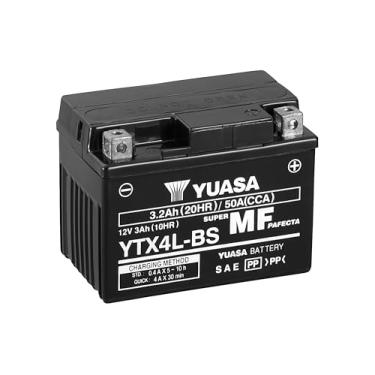 Imagem de Bateria Yuasa YTX4L-BS 3Ah, Biz 100, Titan 125, Jog 50, AY50, TTR125