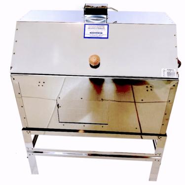 Imagem de Churrasqueira Móvel Portátil A Bafo Inox Com Grelha Mif9
