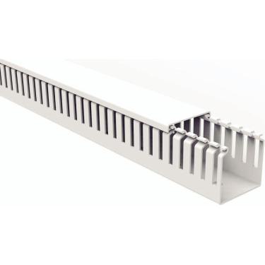 Imagem de Canaleta Para Painel Tramontina Aberta Branca 50x50x2000mm Tramontina