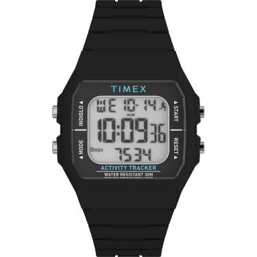 Imagem de Relógio Timex Masculino Ref: Tw5m55600 Digital Retangular Pedômetro Black