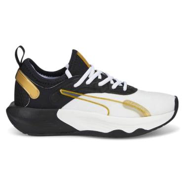 Imagem de PUMA PWR XX Nitro, Puma Branco/PUMA Preto/PUMA Team Gold, 8.5