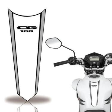 Imagem de Adesivo Faixa Gravata Tanque Moto Cg 160 150 Titan Fan - Cobra Motopar