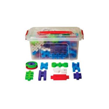 Imagem de Caixa de Peças de Montar Maleta Multi Ideias 100 Peças - Sonho de Cria