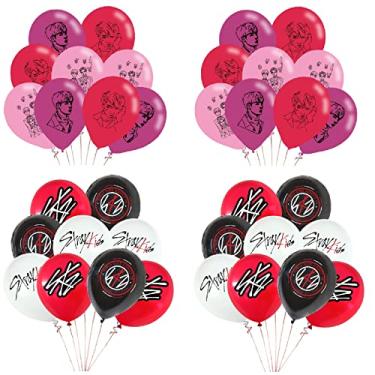 Imagem de YiYiXiXi 36Pcs STRAY K-IDS Balloons, 12" Latex Balloons, 6 Cores, Aniversário, Unissex-Juvenil, Fãs de Puella Magi Madoka Magica, Jovens e Adultos