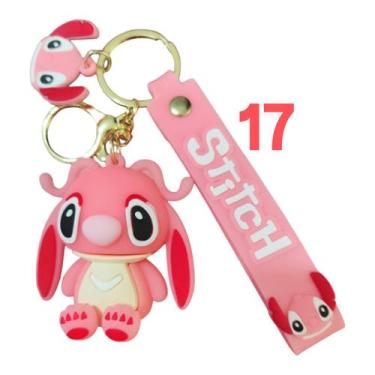 Imagem de Chaveiro Fofinho Stitch Sereia Emborrachado Realista 3D Grande - Dream
