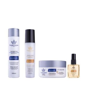 Imagem de Kit 3 em 1 + Óleo Reparador de Pontas 30ml Savanah Gorgeous