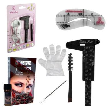 Imagem de Henna Sobrancelha Indiana Beauty Profissional Com Pincel Duplo + Paqui