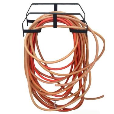 Imagem de Suporte Enrolador De Mangueira De Jardim Em Aço P/ 50 Metros - MANU AM