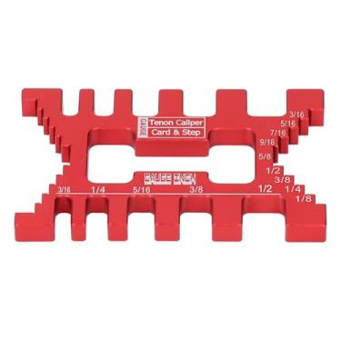 Imagem de Gabaritos de Cauda de Andorinha para Marcenaria, Medidor de Altura de Pinça Imperial Métrica de Liga de Alumínio, Ferramenta de Medição de Precisão de Lacunas de Máquina de Mesa