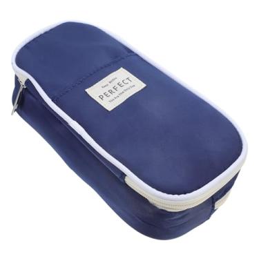 Imagem de DIYEAH Estojo Lápis Capacidade Adolescentes Estojo Lápis Organizador De Materiais Escolares Porta-canetas De Maquiagem Com Zíper