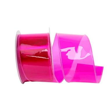 Imagem de Reliant Ribbon Fita de borda com fio de vinil Jelly, fúcsia