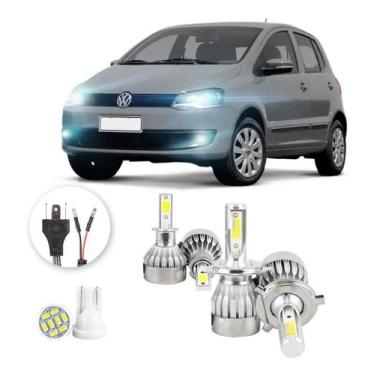 Imagem de Lampadas Led Volkswagen Fox 2003 A 2007 H3 H4 20000lm - V10, Branco