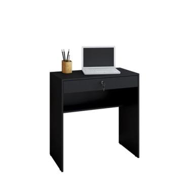 Imagem de Escrivaninha Estudare 1 Gaveta com Chave - Mobília Mix, PRETO