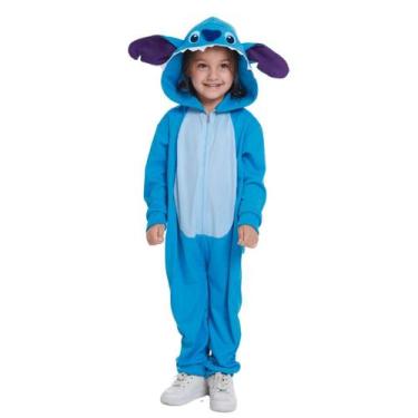 Imagem de Fantasia Infantil Stitch Longa Azul com Capuz e Cauda - Abrakadabra, A