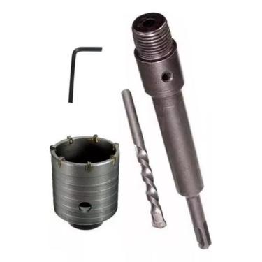 Imagem de Serra Copo Concreto Videa 45mm Com Suporte Sds Plus 250mm - Lotus