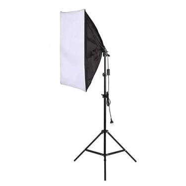 Imagem de Softbox Luz contínua 50x70cm Soquete e27 Kit com Tripé(1)
