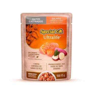 Imagem de Sachê Special Cat Gato Castrado Salmão Caixa Com 12 Unidades