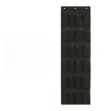 Imagem de Sapateira Organizadora De Porta E Parede Vertical Multiuso Dobrável Grande Tênis Sandália Chinelo(Preto)