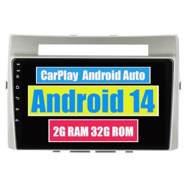 Imagem de RoverOne Central Multimídia para Toyota Corolla Verso 2006 2007 2008 2009 com CarPlay Android Auto Navegação GPS Bluetooth Radio Estéreo WiFi