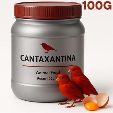 Imagem de Cantaxantina 100% Pura - 100g - Pigmento Importado - Leader