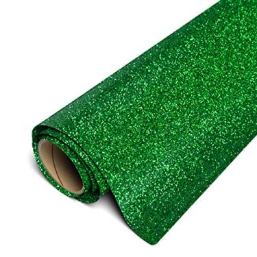 Imagem de Rolo Siser Glitter HTV 30 cm x 30 cm – Vinil de transferência de calor com ferro (grama)