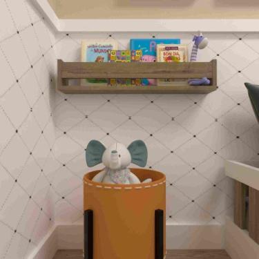 Imagem de Prateleira Infantil de Livros e Decoração - KitCubos