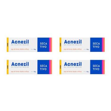 Imagem de Kit 04 Acnezil Gel Secativo para Espinhas10G - Cimed