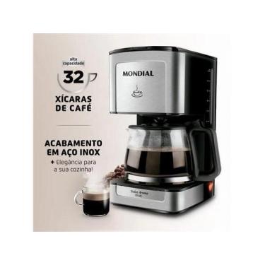 Imagem de Cafeteira Elétrica Dolce Arome Mondial Preto/Inox 800W