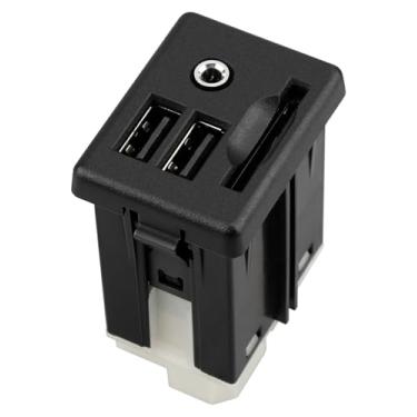 Imagem de Entrada auxiliar de interface de cartão SD de porta USB dupla para Cadillac CTS XTS ATS, adequado para Chevrolet Corvette Tahoe Suburban, adequado para GMC Yukon Replace 13581213