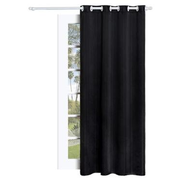 Imagem de Cortina Corta Luz Blackout Liso Folha Única 1,40 X 2,50 Metros - Vitor