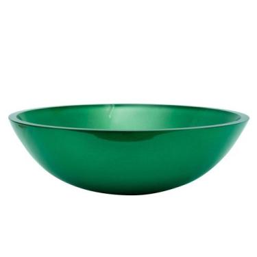 Imagem de Cuba para Banheiros e Lavabos em Vidro 8 mm Redonda 35 cm - Lopazzi, V