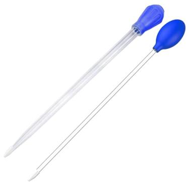 Imagem de Gostur Sifão de aquário de 45 cm/alimentador de peixe/limpador de tanque/tubo de alimentação coral/trocador de água/ferramenta de limpeza de resíduos/limpeza de cascalho/seringa de pipeta longa