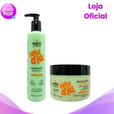 Imagem de Kit Hidratante Pistache 250g + Esfoliante Pistache Natucorpo Meu Dia 3