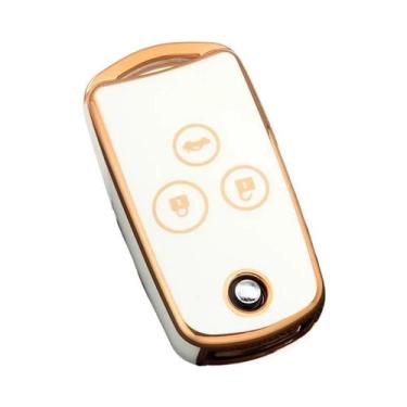 Imagem de Capa De Chave Dobrável Em TPU Para Honda Civic Accord Jazz CRV HRV CRZ