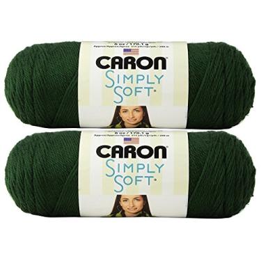 Imagem de Compra em massa: fios sólidos Caron Simply Soft (pacote com 2) (Dark Sage)