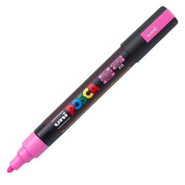 Imagem de Caneta Posca PC 5M fluorescente rosa Uni Ball