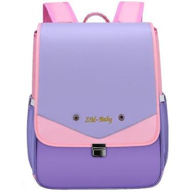 Imagem de Mochilas alunos mochila mochila escolar infantil pu mochila escolar im