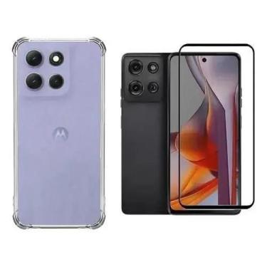Imagem de Kit Capa Anti Impacto e Pelicula 3D Para Moto G86 l G86 Power - Univer