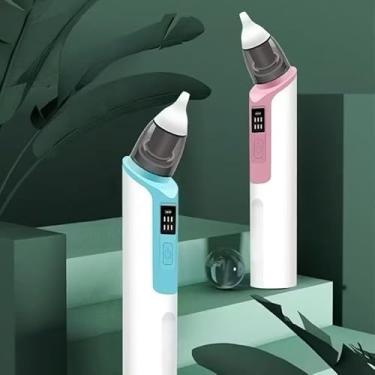 Imagem de Aspirador Nasal Elétrico para Bebê 6 Velocidades Recarregável USB Limpeza Nariz Ouvido