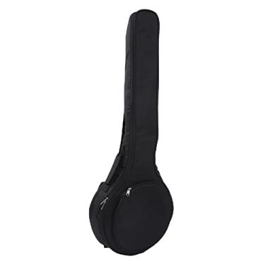 Imagem de RiToEasysports Banjo Big Gig Bag Pano Oxford Protetor Impermeável Preto para Músicos e Artistas