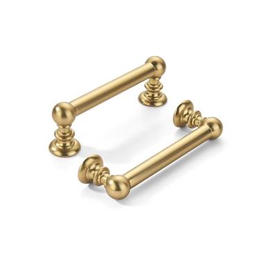 Imagem de khtumeware Pacote com 10 peças de 76 mm (76 mm) para armário de cozinha sólido e resistente para gavetas, penteadeira, alça de banheiro