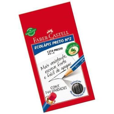 Imagem de Lápis Preto Sextavado Ecolapis Presto Com Borracha - Planeta Brinquedo