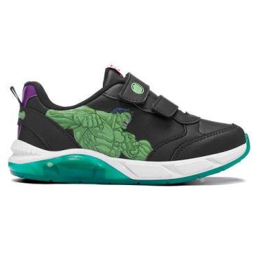 Imagem de Tenis disney hulk ref mhk03dy menino, 28, Preto, Verde