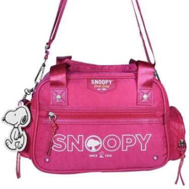 Imagem de Bolsa Snoopy Maletinha Média Feminina Duas Alças SP2849-Feminino