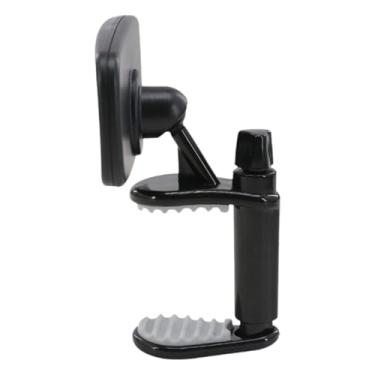 Imagem de Fenteer Espelho retrovisor frontal genérico para bebê, preto, ajustável, fácil de instalar, com clipe de fixação.