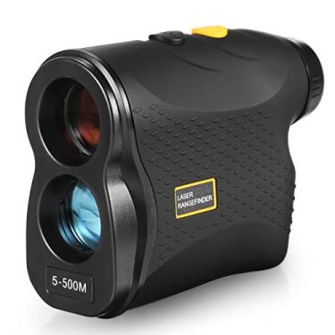 Imagem de Medidor de Distância para Alvo Golfe Tester Finder Medição Digital Caça Monocular Telescópio com 6X Magnificação Múltiplos Modos Design Compacto e Lev