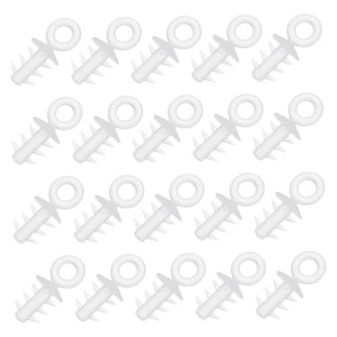 Imagem de Tampas de bola de espuma, acessórios de extremidade pendente, 200 peças, 1,8 x 0,8 cm, suporte de ornamentos criativos para decoração de Natal, pingentes de bola faça você mesmo