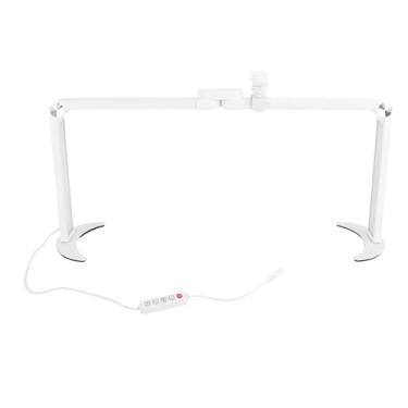 Imagem de Aramox Lâmpada Nail Tech, LED Em Forma de U 35W 2000LM Com Temperatura de Cor de 3200K a 5600K Brilho de 10 a 100 Design Dobrável para Extensão de Cílios de Manicure (WHITE)